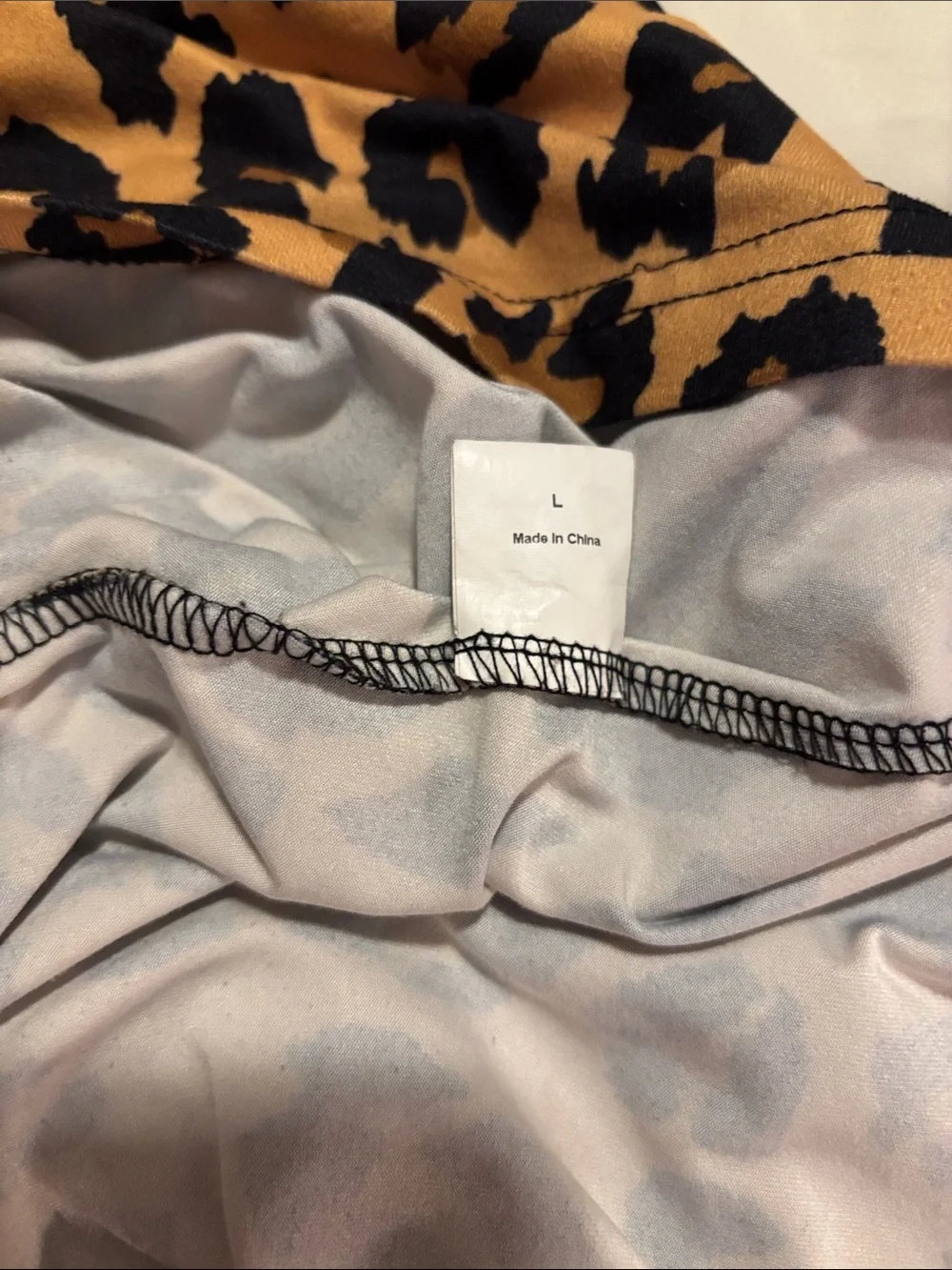 NUGGLES Leopard Print Tunic with Floral Contrast Sleeves - Picture 7 of 7